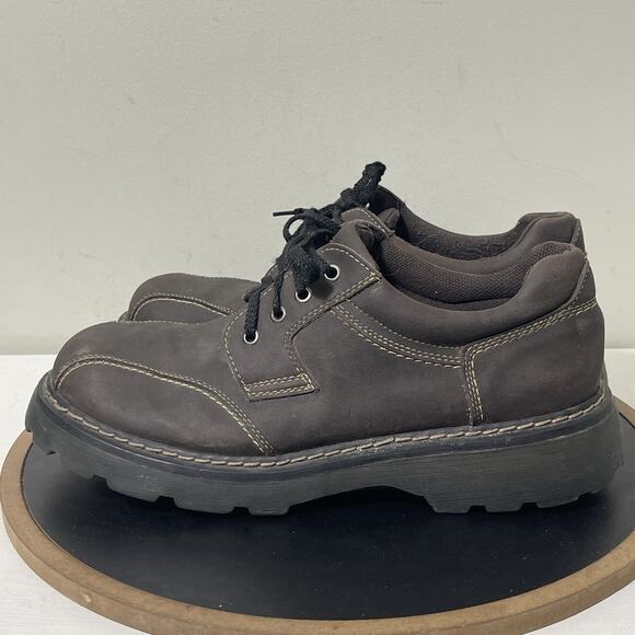 VTG‎ Gotcha Shoes Mens Size 13 Black Brown Casual Workwear Lace Up Chunky 90s - Picture 6 of 11
